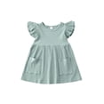 thumbnail image 2 of Vestido De NiñAs Con Volantes Sin Mangas Vestidos De Punto, 2 of 5