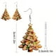 thumbnail image 3 of Christmas Cookies Christmas Tree Earrings Christmas Holiday Ornaments, 3 of 6