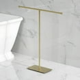 thumbnail image 3 of Kingston Brass CC8200 Claremont Freestanding T-Shape Towel Rack, Matte Black, 3 of 4