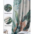 thumbnail image 3 of Sea Turtle Coastal Kitchen Curtains Summer Nautical Starfish Coral Beige Cafe Short Curtains for Bathroom Blackout Window Curtain Small Window Treatment Drapes for Bedroom Living Room 42"x45"x2, 3 of 9