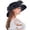 Black, variant on Women Organza Fascinator Hat,Hats For Tea Party Vintage Hats For Women Bridesmaid Hats Organza Hat 2025 Elegant Tea Party Hats Easter Sunday Hats For Women Clip Hat Derby Hats For Women,Red