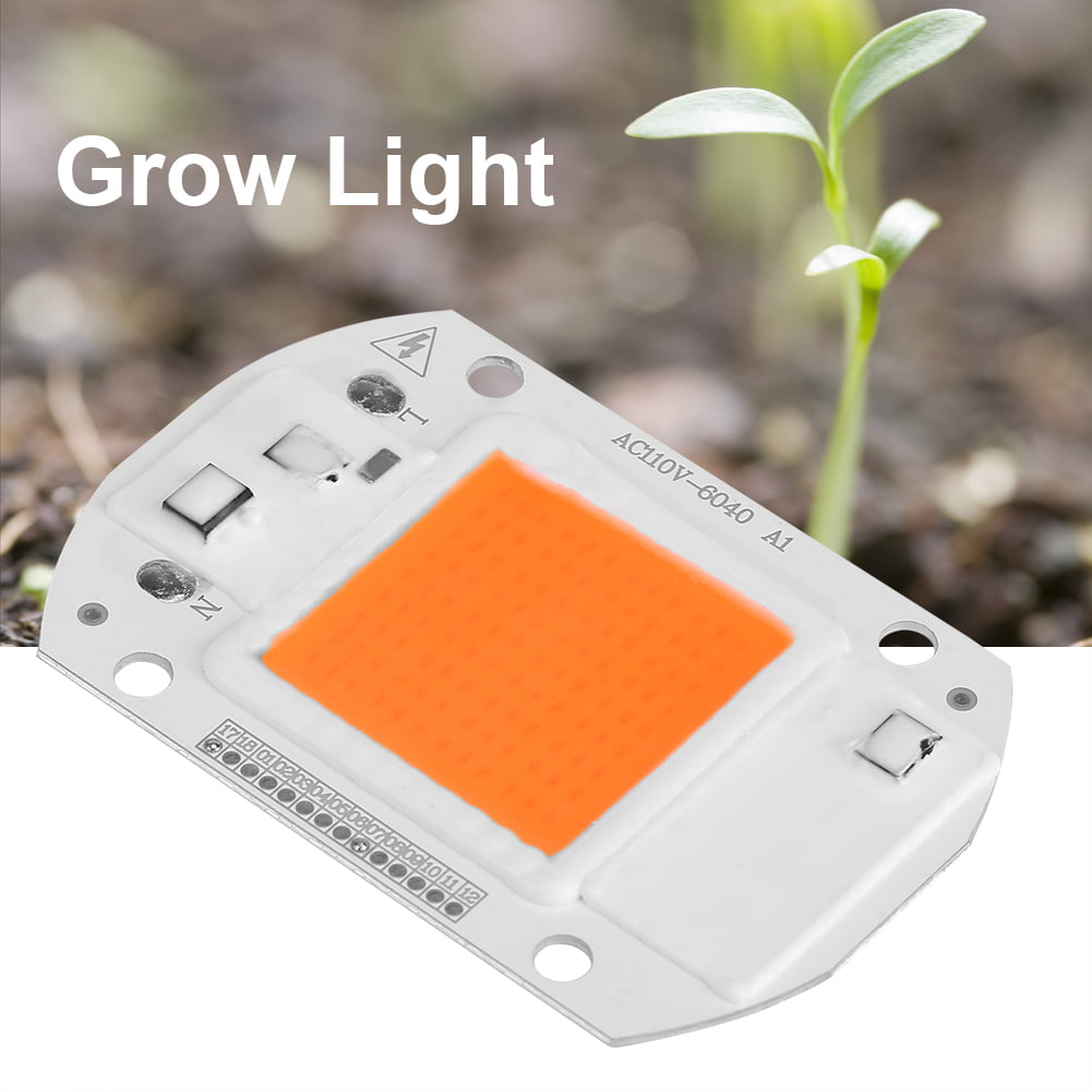 110V 30W COB LED Grow Light 220/110V Full Spectrum LED COB Chip 120 Degree Beam Angle For Plant Grow Light Garden Hydroponic Plant 20W/30W/50W