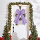 thumbnail image 5 of Christmas Double-Layer Oversized Bow With Flowing Tails Statement Hanging Decoration For Trees Banisters And Mantels, 5 of 6