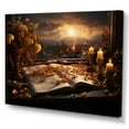 thumbnail image 2 of Designart "The Sacred Hallelujah Psalms in Judaism" Spiritual Wall Art Living Room, 2 of 5