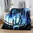 thumbnail image 1 of Manta de franela de fútbol superstar para adultos y niños, manta portátil para decoración de sofá y cama, regalo, l-leo, messi-i, 1 of 5