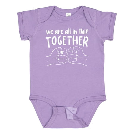 

Inktastic We Are All in This Together Fist Bump Boys or Girls Baby Bodysuit