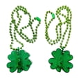 thumbnail image 4 of LEFTHIGH Home St. Patrick's Day Light Up Necklace LED Green Shamrock Bead Necklaces Glowing Party Accessories Irish Festival Favors Home Decor, 4 of 7