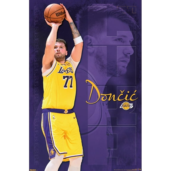 NBA Los Angeles Lakers - Luka Doncic 25 Wall Poster, 22.375" x 34"