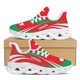 thumbnail image 1 of Zapatillas de deporte transpirables y resistentes con emblema nacional libanés de cedro para mujer, cómodas zapatillas para correr a diario., 1 of 6
