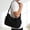 🔥 Black_New, variant on Women's Solid Color Crossbody Bag Commute Shoulder Bag Multi-Pocket Lightweight Large Capacity Nylon Crossbody Tote Water-Resistant with Zippered Compartments Adjustable Strap Organizer Purse