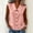 c01Pink, variant on LNWUY Women's Wrinkle Free Sleeveless Button Down Shirts Blouses Solid Color Business Casual Loose Tank Tops for Work Blue XXXL