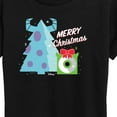 thumbnail image 3 of Monsters Inc - Merry Christmas Monsters Inc - Women's Short Sleeve Graphic T-Shirt, 3 of 5