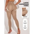 thumbnail image 2 of Women's Basic Mesh Compression Shapewear Leggings, 2 of 6