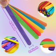 thumbnail image 2 of Bastones para manualidades WISYOK, 1000 unidades, de madera de colores, 11,5 cm, 2 of 7