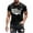 Black Men Shirt, variant on Men's Workout T Shirts Short Sleeve Gym Bodybuilding Muscle Shirt Summer Stretch Base Layer Fitness Tee Tops Black,XXXL