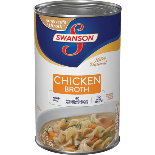 Swanson Chicken Broth, 49.5 oz. Can