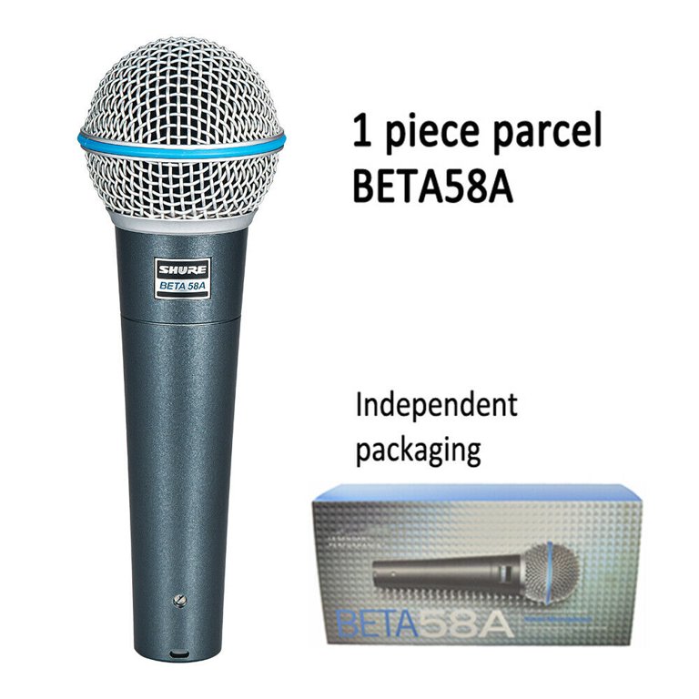 Shure Beta 58A Supercardioid Dynamic Vocal Microphone - Walmart.com