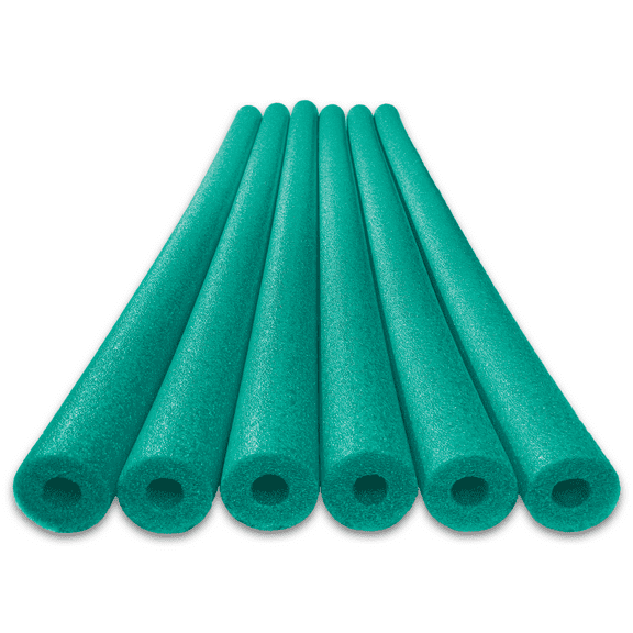 Oodles Of Noodles Foam Pool Swim Noodles Green - 6 Pack