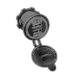 thumbnail image 1 of Encendedor de cigarrillos Usb para coche y motocicleta, cargador Usb Dual Qc 3,0, 12v-24v, enchufes para encendedor de cigarrillos para Moto, enchufe de alimentación, salida Led, 1 of 5