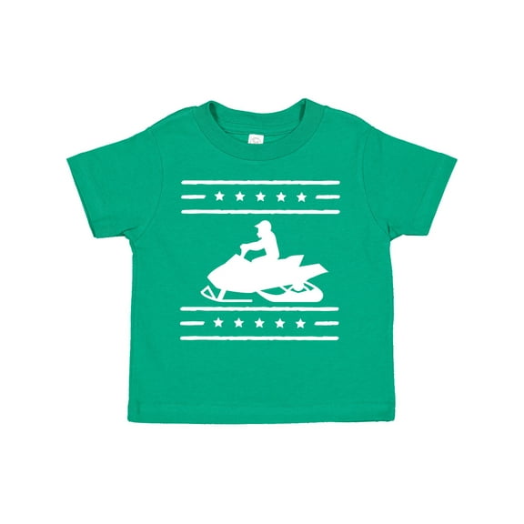 Inktastic Snowmobile Gift Silhouette Boys or Girls Toddler T-Shirt