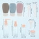 thumbnail image 2 of Conjunto de Contenedores de Viaje Únicos 1 Set Botellas de Viaje Portátiles PE Rosa Púrpura Azul Gris, 2 of 5