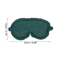 thumbnail image 4 of Unique Bargains Soft Flowers Style Sleep Mask Eye Shade Cover for Rest Dark Green, 4 of 6