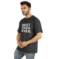 thumbnail image 4 of Inkmeso T-Shirt à Col Rond pour Hommes avec Imprimé Graphique Best Papa Ever.€ T-Shirt pour la Fête des Pères, 4 of 7