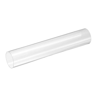 Uxcell 2pcs Clear Rigid Tubing Pipe 8mm(5/16") ID X 14mm OD 1Ft(305mm) Round Plastic Polycarbonate Tube