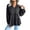 Black blouse tops for women, variant on USSUMA Women Tops Dressy Casual Long Sleeve, Women Long Sleeve Ruffle Hem Peplum Tops Casual Tiered Swing Tops Loose Fitting Swing Blouse T-Shirts Fall Female