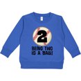thumbnail image 2 of Inktastic 2nd Birthday Baseball 2 Year Old Boy Toddler Sweatshirt, 2 of 4