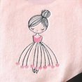 thumbnail image 6 of NOLDARES Toddler Kid Girl 2 Piece Winter Clothes CartoonPrint Long Sleeve Soft Sweatshirt and Pants Outfits Clothing(Pink,4-5 Y), 6 of 7