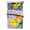 thumbnail image 5 of Pokemon Kids 4 Piece Gray Blue Reversible Comforter, Bed in a Bag, Twin, 5 of 7