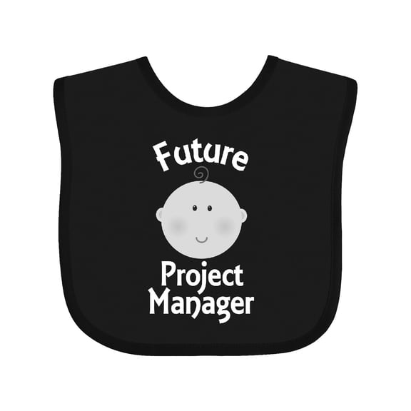 Inktastic Future Project Manager Occupation Boys or Girls Baby Bib
