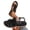 Black, variant on hoksml Women's Floral Applique Flat Sandals, Elastic Ankle Strap Open Toe Shoes for Summer and Casual Wear