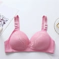 thumbnail image 6 of Jsaierl Womens Lace Bras Wirefree Push Up T-shirt Bras Seamless Comfy Bralettes Shapewear Breathable Full Figure Bras, 6 of 9