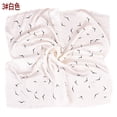 thumbnail image 2 of ERDOUY Elegant and Personalized Scarf, Versatile and Simple Seagull Pattern Print, Four Seasons Universal Thin 70cm Square Scarf (White), 2 of 2