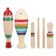 thumbnail image 3 of Juguete musical Montessori Baoblaze 3 piezas instrumento de percusión para niños, 3 of 8