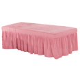 thumbnail image 1 of GUOOL Jupe de Table de Massage en Microfibre 190x70cm Rouge_1 Rouge_1, 1 of 9