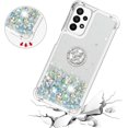 thumbnail image 3 of for Samsung Galaxy A23 4G/5G Glitter Case with Ring Holder, Bling Sparkle Floating Liquid Soft TPU Cushion Fashion Girly Women Girls Clear Case Cover for Samsung Galaxy A23  Silver, 3 of 14