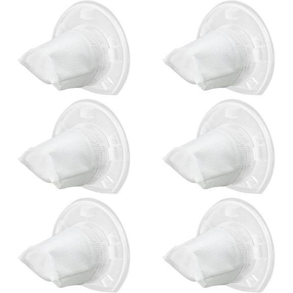 6 Pack Filter Replacement for Black and Decker Power Tools VF110 Dustbuster Cordless Hand Vacuum CHV1410L CHV9610 CHV1210 CHV1410 CHV1510 BDH2000L, 90558113-01