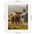 thumbnail image 2 of Paint by Numbers Kit for Adults, Cow Calf Rustic Landscape Bonding Paint by Numbers, Easy Paint by Numbers Kit for Adults Beginner, DIY Adult Paint by Number Kits on Canvas, Home Decor, 2 of 7