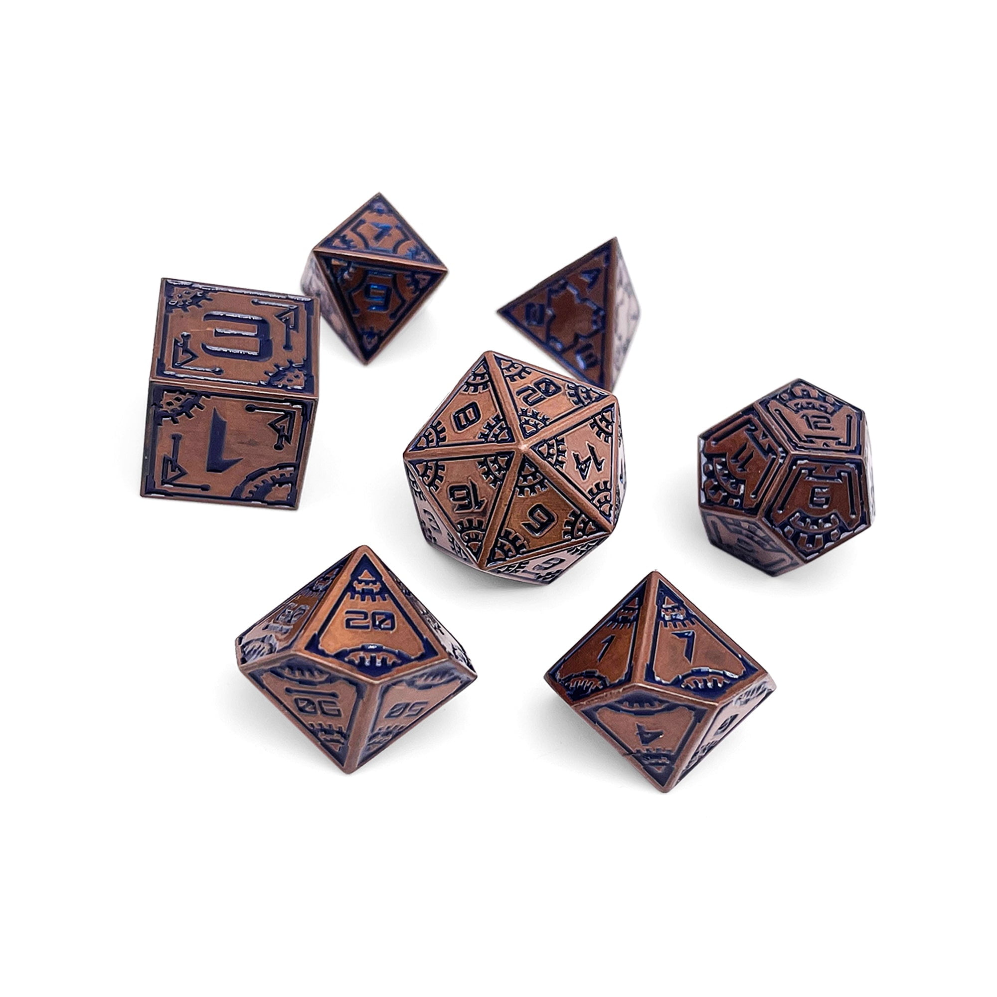 DnD Dice | Solstice - Space Dice 7 Piece RPG Set | Norse Foundry