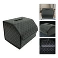 thumbnail image 2 of Shisuyan Multipurpose Car Trunk PU Leather Storage Box Car Trunk Storage Organizer Box, 2 of 8