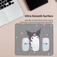 thumbnail image 5 of Kuromi and My Melody Mouse Pad, Computer Mouse Mat, Waterproof Non-Slip Rubber Base MousePads for Office Laptop 10 x 12 inch, 5 of 8
