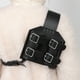 thumbnail image 5 of Accesorios de fotografía de funda, soporte material cuero PU temática, accesorios de disfraz de Halloween, de escenario, Negro Yotijar Vaina de espada doble, 5 of 6