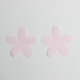 thumbnail image 4 of 100 piezas de flores de taladro de satén recortadas para manualidades nupciales de boda de bricolaje de 4 cm Rosado Zulema Piezas de flores adornos, 4 of 8