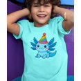 thumbnail image 6 of Cute Axolotl Birthday Shirt for Boys and Girls Kawaii Party Hat Graphic Tee for Kids and Toddlers Chill Shirt 3T, 6 of 8