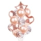 thumbnail image 5 of 14 globos de confeti múltiples, globos de helio de oro rosa para fiesta de cumpleaños de niños y niñas, suministros para fiestas de baby shower, 5 of 5
