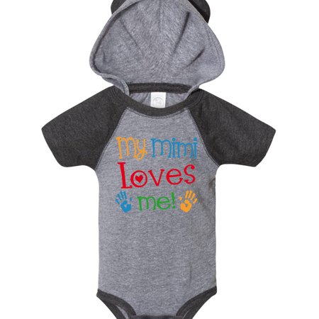 

Inktastic My Mimi Loves Me Cute Gift Baby Boy or Baby Girl Bodysuit