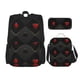 thumbnail image 1 of Balery Red Poker Mochila Escolar 3 en 1 para Niños - Mochila Resistente con Lonchera Térmica y Estuche - Mochila Escolar para Niños y Niñas, 1 of 7